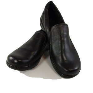 Nurse Mates Non Slip Nursing Shoes Black Size 9.5M Meredith